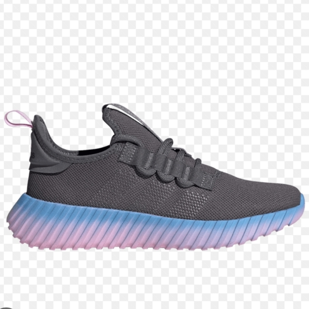 adidas Gray and Pink Athletic Shoes